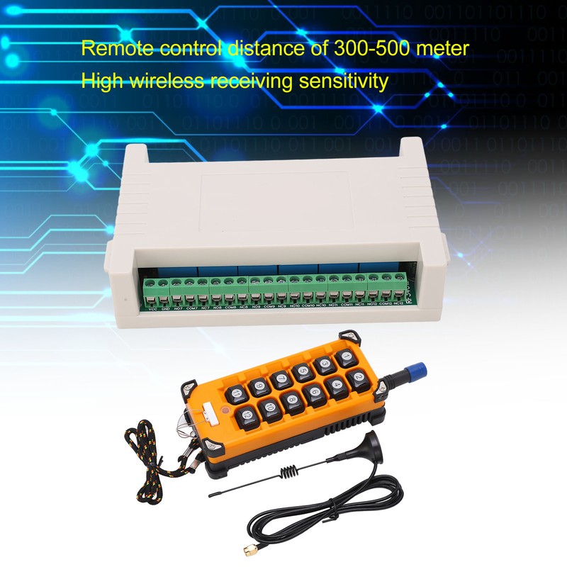 12 Button 433M Remote Control Encoder with Antenna 12 Channel