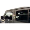 2018-2025 in-Channel Rain Guards for Jeep Wrangler JL Side Window