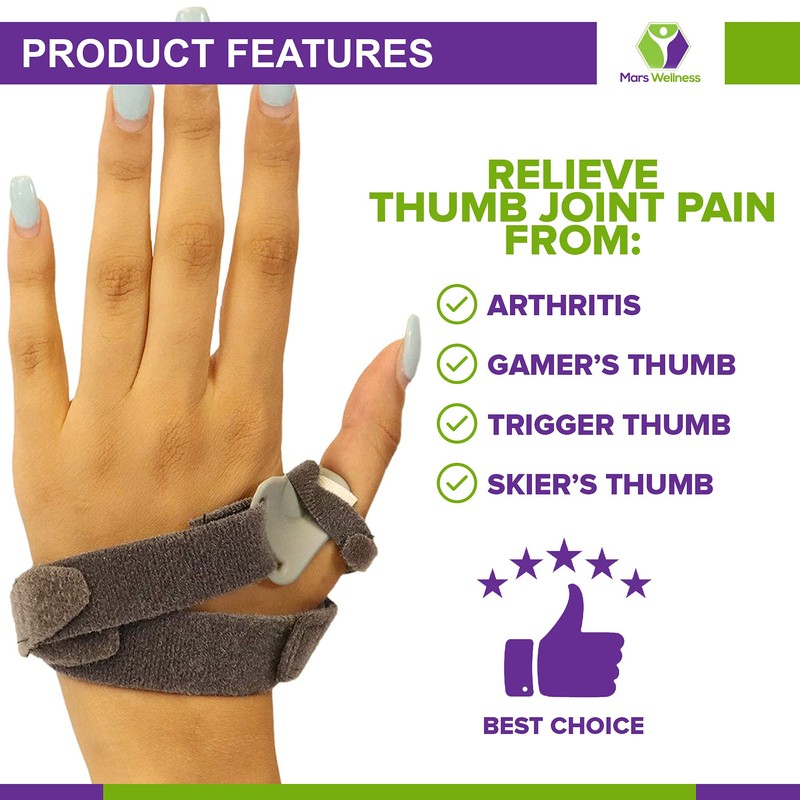 MARS WELLNESS CMC Joint Thumb Arthritis Brace - Restriction Thumb