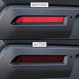 SlickMod PreCut Vinyl Smoke Tint for 2022-2024 Nissan Pathfinder Tail Light (20% Dark Smoke, 5. Reflector)
