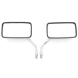 Set of 2 Reproduction Chrome Mirrors - 10mm - Compatible with Honda VT500 VT700 VT750 VT1100 Shadow VF750 Magna