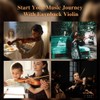 Eavnbaek Violin 4/4 Full Size Set, Solid Wood Fiddle for
