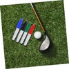 Sosoport 4Pcs Golfing Ball Stencil Plastic Alignment Tool for Accurate