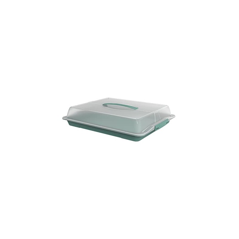 Rotho John Large Party Butler, Plastic (PP) BPA-Free, Turquoise/Clear, (47.5