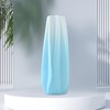 8in Ceramic Vase, Gradient Blue Vase Modern Home Decoration Fresh