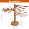 Collapsible Pasta Drying Rack, Wood Pasta Dryer Rack,Large Capacity Spaghetti