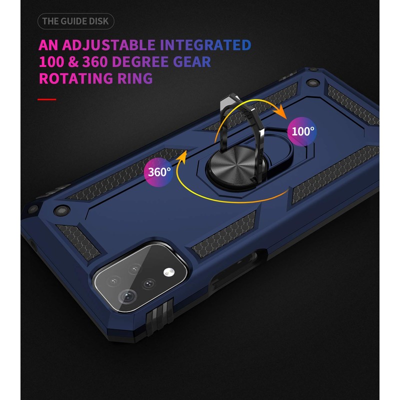 BestST Case for LG K53/LG K52 + Tempered Glass, Protective