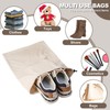 5 Pack Shoe Bags for Travel, Washable Dust Bags Drawstring