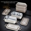 2 Tier Stackable Bento Box 304 Stainless Steel Insulated Lunch