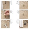 2 x STOPPLA® Doorstopper Door Stop Real Stainless Steel Brushed