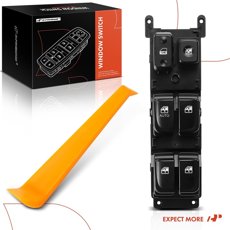 A-Premium Front Left Driver Side - Master Power Window Switch