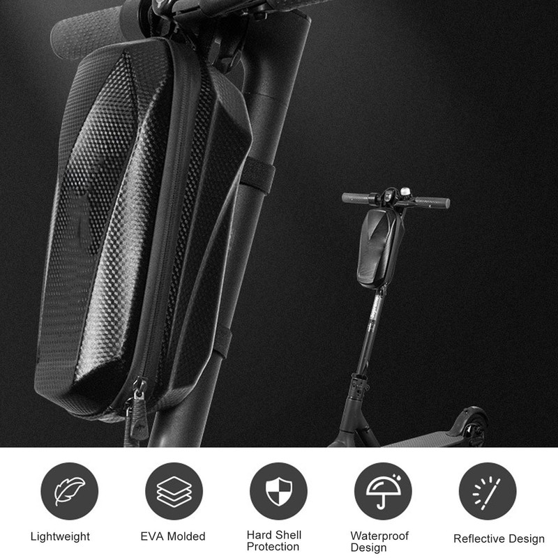 Universal Electric Scooter Bag EVA Handlebar Waterproof Front Bag for