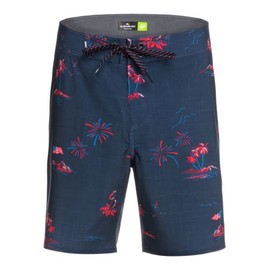 Quiksilver Mens Surfsilk 18" Boardshort - Piped (Navy Blazer, 32)