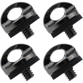 Haidong Camera Neckband Screw Holder 1/4-inch Camera Screw Threaded Camera Screw with Rubber Washer for Quick Release or Installation of Wristband Sling - 4PCS