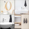 Prasacco 6 Pcs Self Adhesive Dish Towel Holder - Round