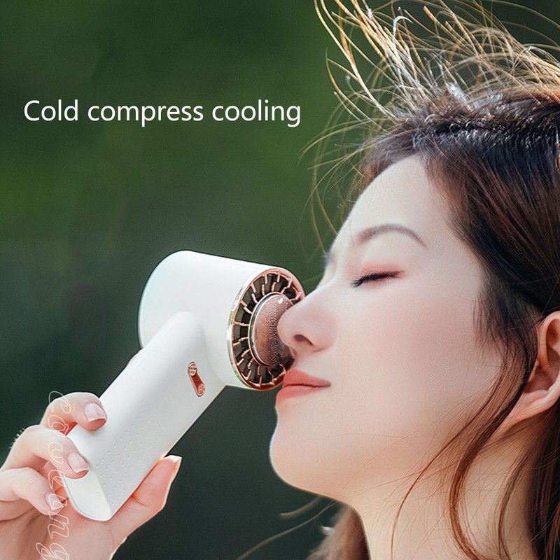 Portable Handheld Fan Semiconductor Cooling USB Rechargeable Quiet Adjustable Mini