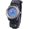 Cactus Children's Quartz Watch with Blue Dial Analogue Display and