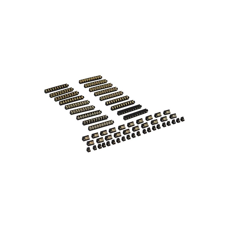 Price Cube (Medium) Black/Gold Letters