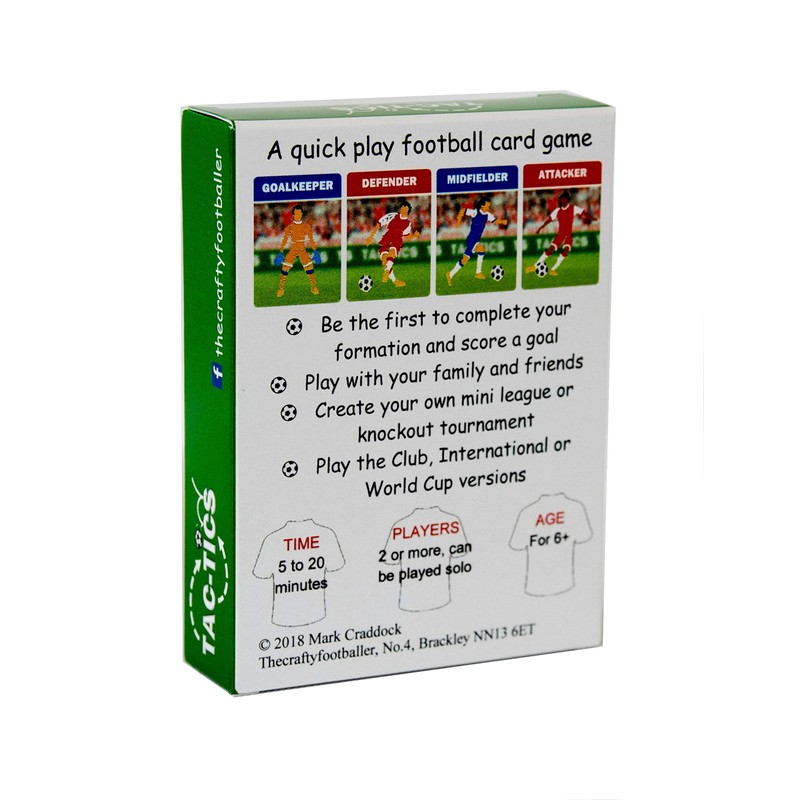 TAC-TICS - the football card game for children age 6