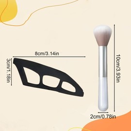 SI SEN 2 Stück Lidschatten-Schablonen Set, Schnelles Augen Make Up Schablone, Eyeshadow Tool, für Smoky Eyes und Cat Eyes, Anfänger