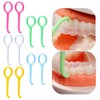 AORVYUI 10 Stück unsichtbare kieferorthopädische Zahnspangen Aligner Removal Tools Orthodontic