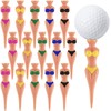 15 Pcs Unny Golf Tees Lady Girl Golf Tees, 76
