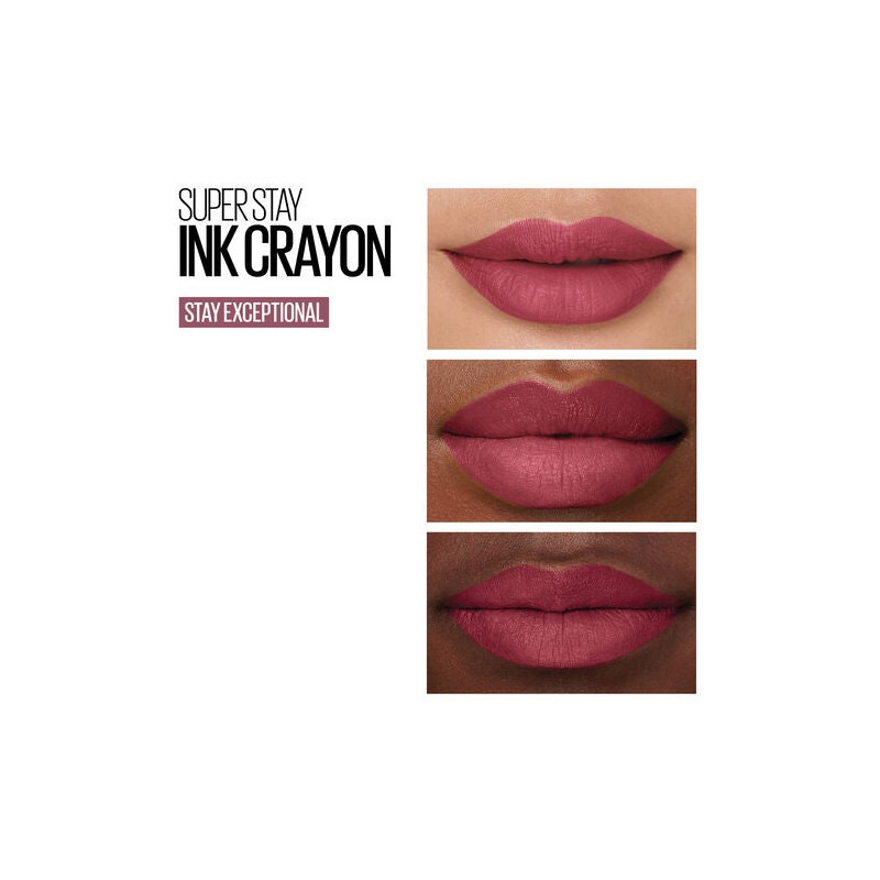 Maybelline Superstay Ink Crayon Lipstick Stay Exceptional