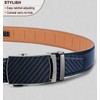 KEMISANT Belt Men, Sliding Ratchet Belt Genuine Leather For Gift