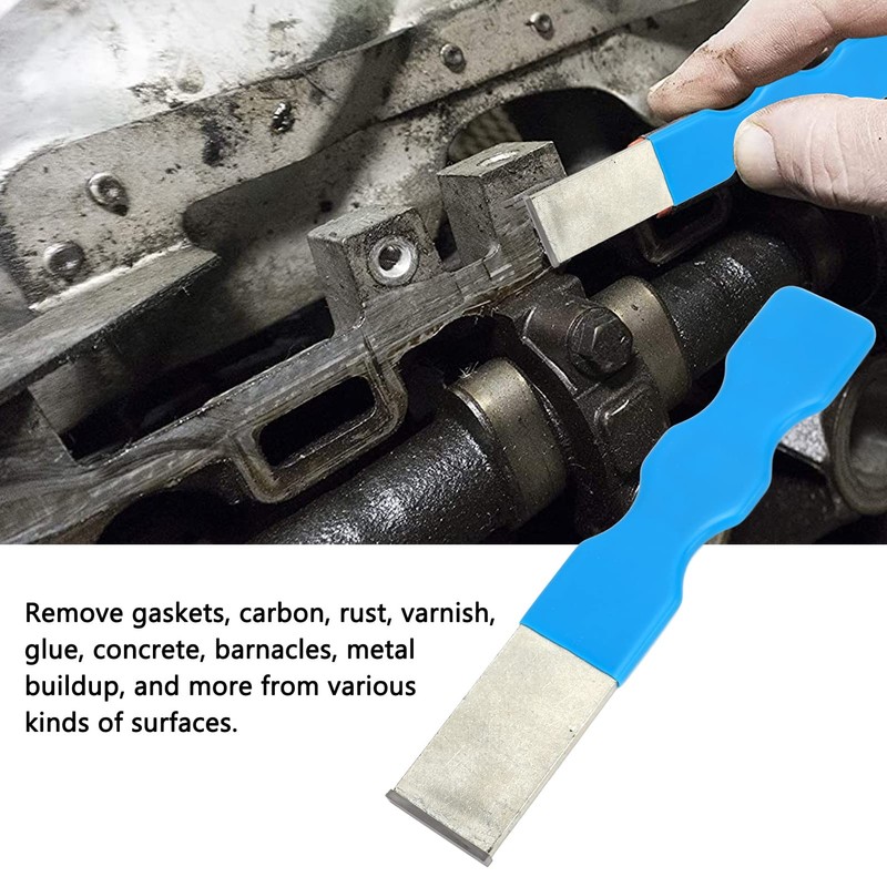 1‑1/4in Scraper Blue Ergonomic Handle Tungsten Carbide Tip Portable Universal