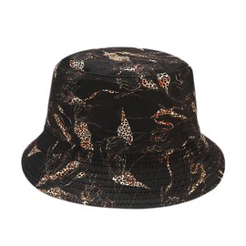 BYERCLUB Hippie Vintage Printed Cotton Reversible Bucket Hat Fisherman Hats (Hippie Color 40)