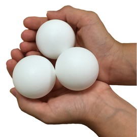 TAKASUE Ping Pong Balls, Large Balls, 1.7 inches (44 mm), Large Table Tennis Balls, Solid Color, White, 1.7 inches (44 mm), 50 Pieces