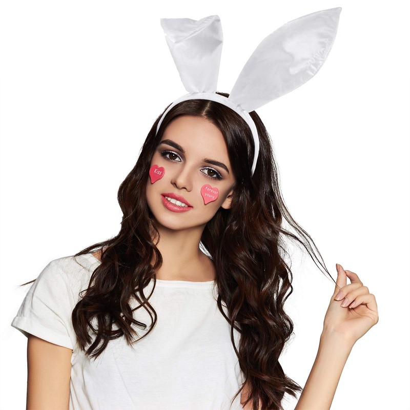 SATINIOR Bunny Costume Set Rabbit Ear Headband Collar Bow Tie