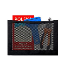TrunkExpert, Nano Mesh Bag with Velcro Universal Trunk Mesh Bag, 30cm x 20cm Organizer Bag, Car Mesh Bag with Strong Velcro Strips for Car, Trunk, Luggage Net, 3 Pack