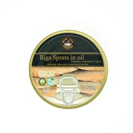 Grilled Catch Riga Sprats Smoked Brisling Sardines 8.45 oz / 240 g (pack of 3) European Wild Caught Brisling Sardines in Oil, Sustainable Seafood, Kosher, Hand Packed in Latvia