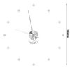 Innovative DIY Wall Clock Stylish Mirror Surface Sticker Clock Modern