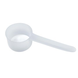 Supplement and Supply 48 mL (48 CC | 1.62 Oz.) Long Handle Plastic Measuring Scoop for Coffee, Protein Powder, Pet Food, Spices, Grains, Dry Goods – Food-Grade BPA-Free (Pack of 1)