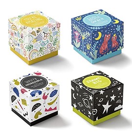 Compendium ThoughtFulls for Kids – 4-Pack of You're Amazing, You Can Do It, You're Incredible, Dream Big – 120 Pop-Open Cards to Share with Kids, Each with a Different Inspiring Message Inside