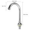 G1/2in Thread Copper Floor Mounted Foot Pedal Basin Faucet Sink