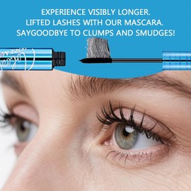 Prime-Lash Mascara for Mature Ladies,Prime-lash Mascara for Seniors with Thinning Lashes Waterproof mascara Black Volume and Length - No Clumping No Smudging for Mature Ladies Sensitive Eyes