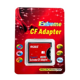 RGBS SD SDHC SDXC to High Speed Extreme Compact Flash CF Type I UDMA Memory Card Adapter support 16/32/64/128 GB