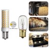 LUHMQ E17 LED Bulb 3 Pack Microwave Oven Appliance Light