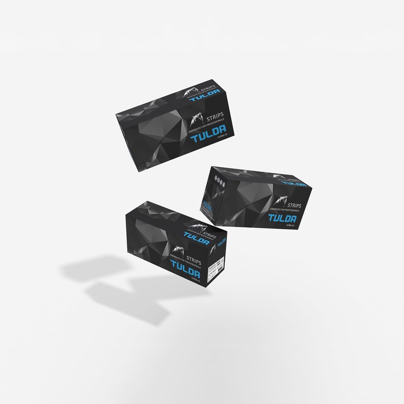 Tulda Velcro Sanding Paper Sheets Strips P320 70x198 8 Holes