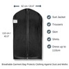 HangerMaster Suit Garment Covers 110cm (44") Black Breathable Protective Case