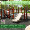 NuPlay Rubber Mulch Playground Flooring - Rubber Nugget Weed Barrier