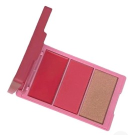 Pear Nova Cheek Palette Pink Beam Vivid Spark 3 Shades Cream Matte Pearl New