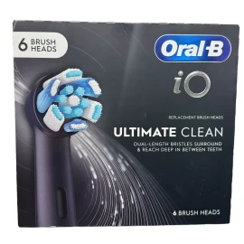 NEW Oral-B io Series Ultimate Clean 6 Replacement Brush Heads White/ Black