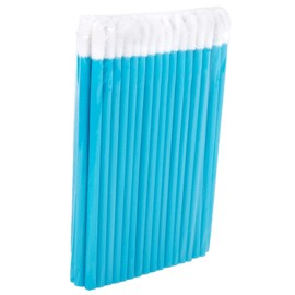 P-Beauty Cosmetic Accessories Microfibre Lip Brush Suitable for Eyelash Extension Disposable Lip Brush Cosmetic Lip Brush Lint Free Brush Lip Brush Turquoise 50 - 500 Pieces (100)