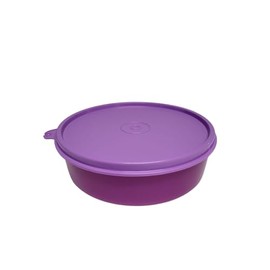 Tupperware Sommer Drops Bowl with Hanging Lid Leak-Proof Hitparade Fresh Drops 350 ml 350 ml Food Storage Container (Purple)