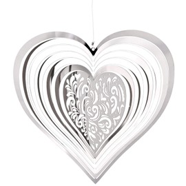 Woodstock Chimes Rainbow Makers Shimmers Suncatcher, Heart