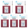 Schmetz 25 Sewing Machine Needles, Leather, Size 110/18, Flat Shank